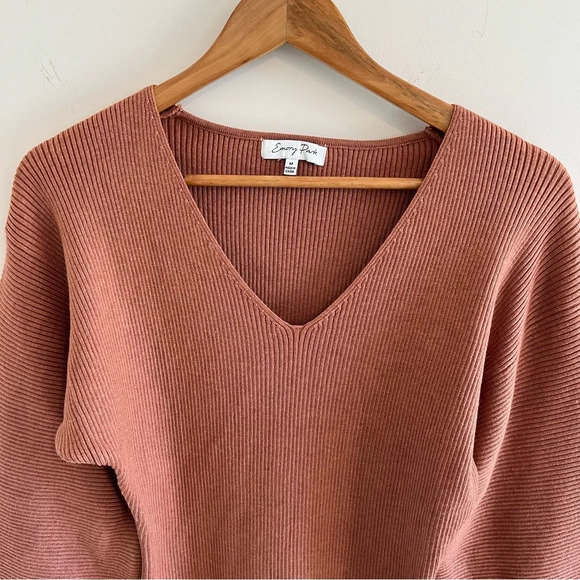 Emory Park Women’s Bodycon Ballon Sleeve Tunic Sweater Dress size Medium - Picture 5 of 12